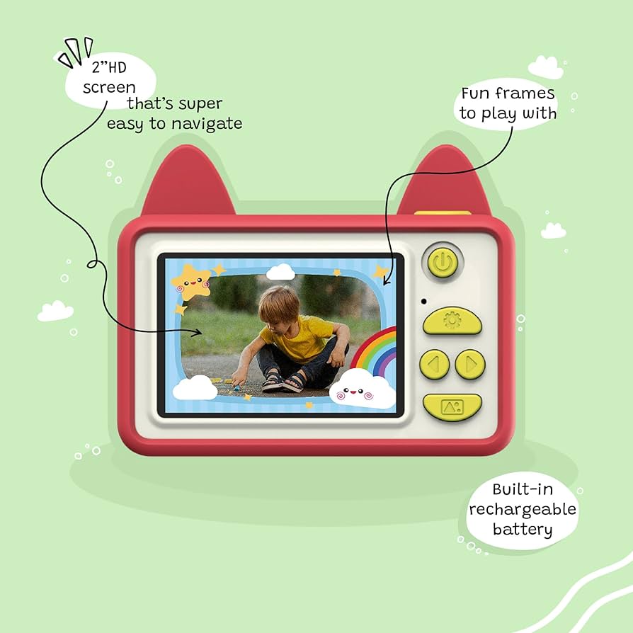 Amazon.com : Kidamento Kids Digital Camera & Video Camcorder, Soft